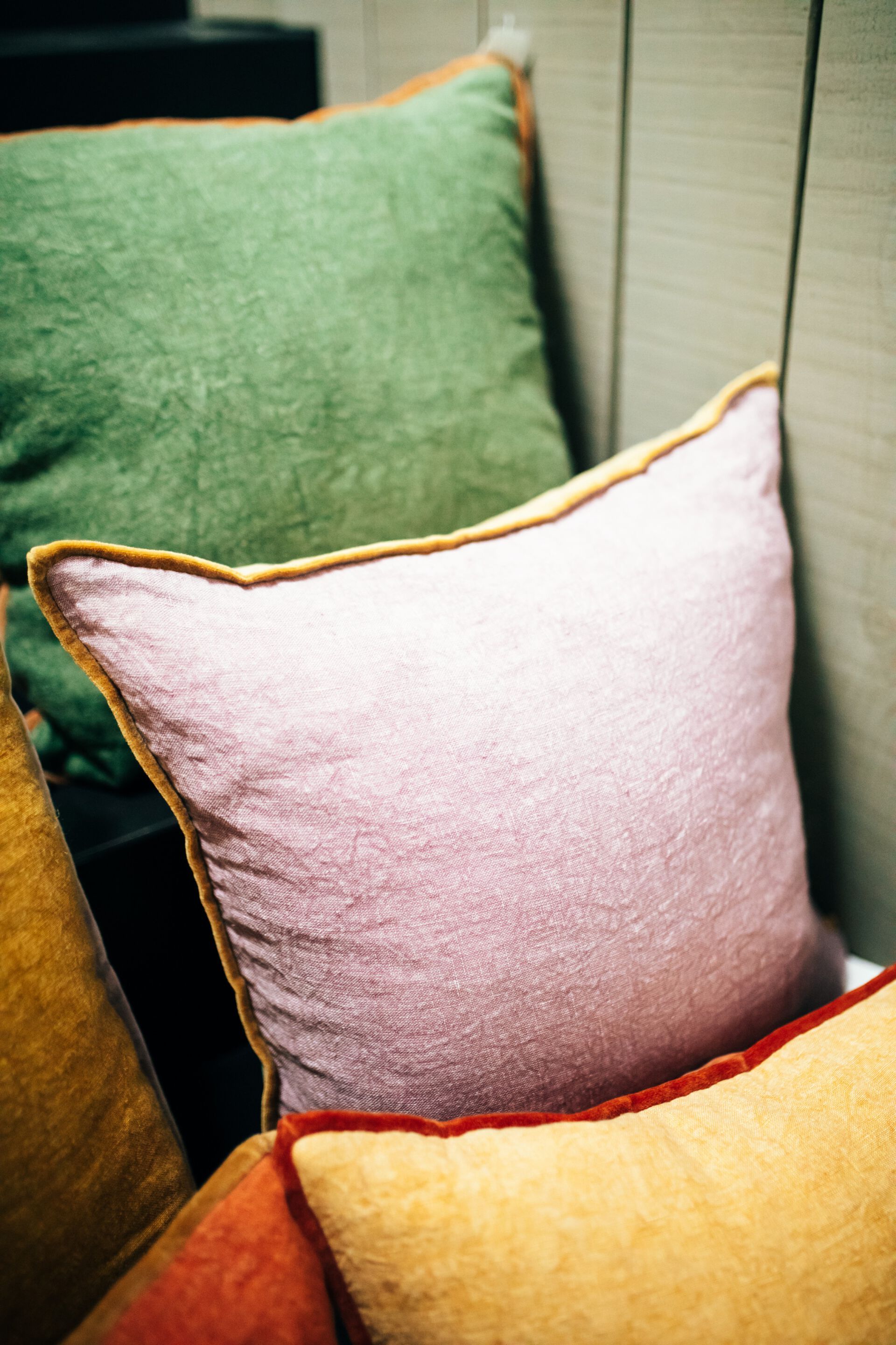 Подушка из льна и хлопка POMAX ALPHA OPPOSITES ARCH-00048053 - Вид №13