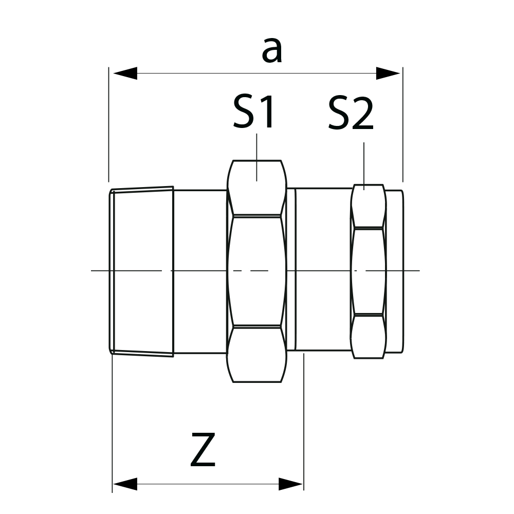 3331R016000000 Разъемные соединения Tece  - Вид №1