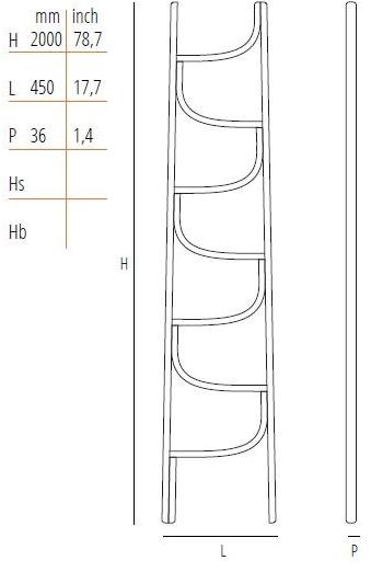 Wiener GTV Design Вешалка для журналов / вешалка для полотенец из массива дерева sun-id-1399343 - Вид №7