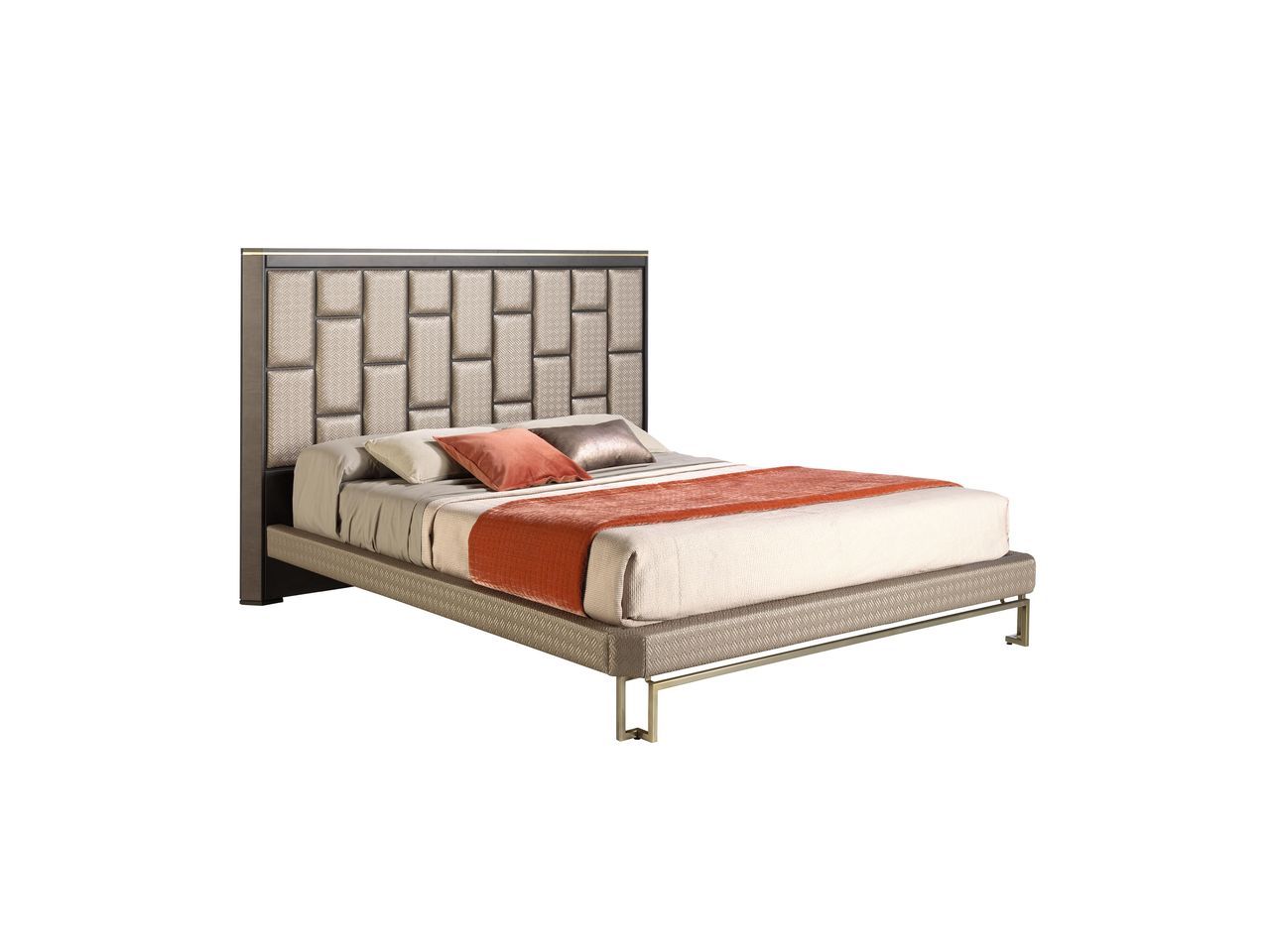 Двуспальная кровать из ткани с высоким изголовьем Hurtado Evolution ARCH-00034095 - Вид №10