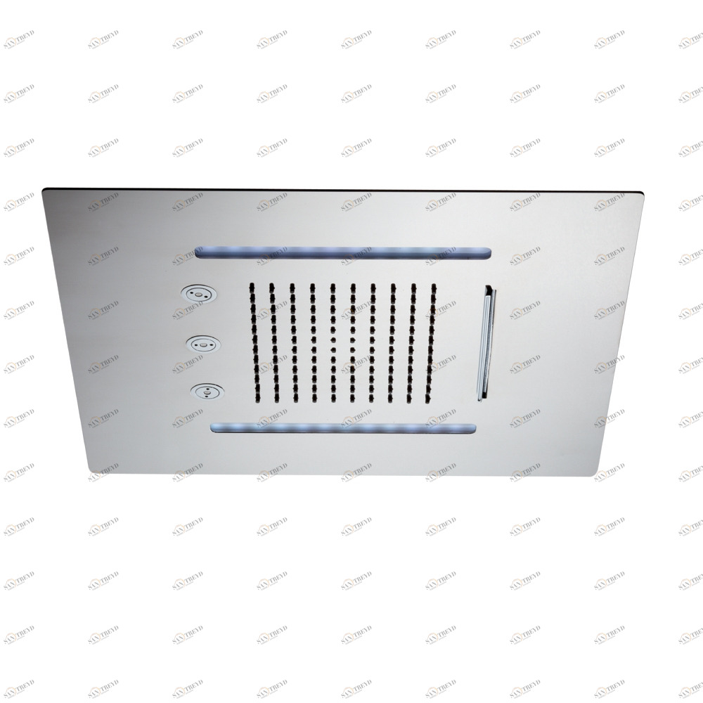 Скрытый квадратный верхний душ из нержавеющей стали  NEWFORM Италия 687