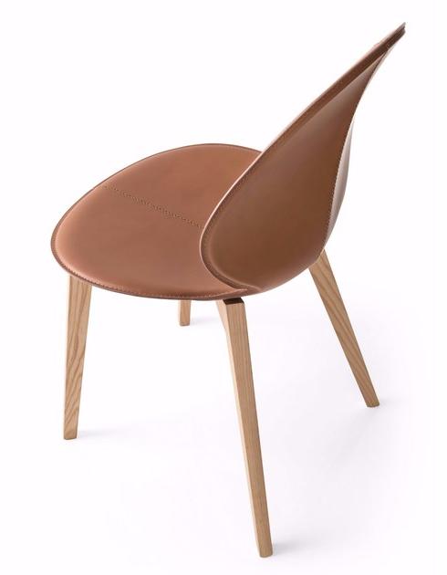 Calligaris Мягкое кожаное кресло Basil sun-id-1501267 - Вид №2