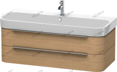 H2636705252 Happy D.2 Тумбочка подвесная Европейский дуб, декор Duravit