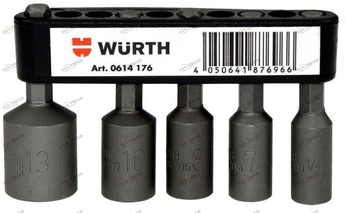 Würth Торцевой ключ Assortimenti chiavi a bussola 0614176