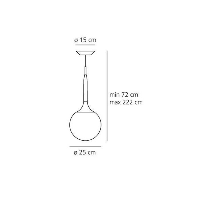 Подвесной светильник 1053010A от Artemide ARTEMIDE ДИЗАЙНЕРСКИЕ 243311 Белый  - Вид №6