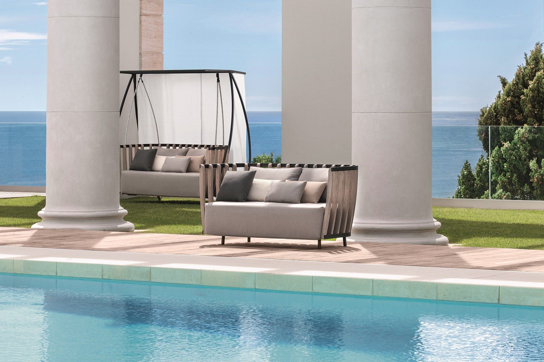 Качалка из тикового дерева Ethimo ARCH-00069968 - Вид №2