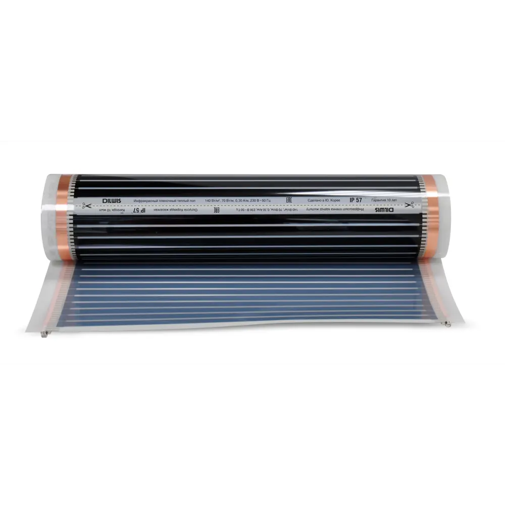 Инфракрасная пленка для теплого пола Dilwis 6 м2 140 Вт STLM-2027750 - Вид №1