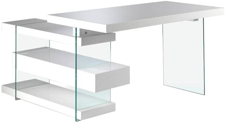 Angel Cerdá Письменный стол из дерева и стекла с ящиками Urban deco 3002 Angel Cerda - Вид №1