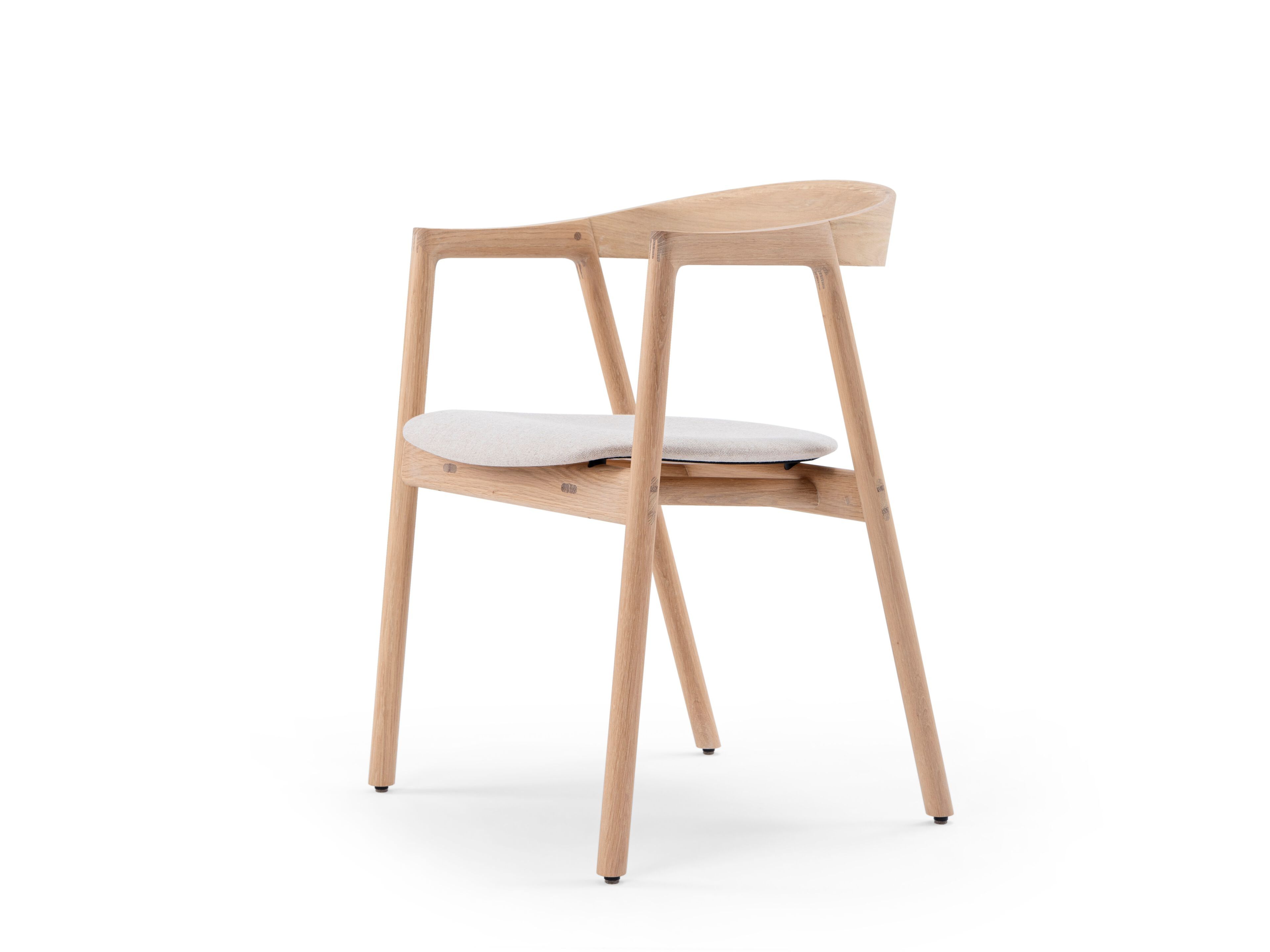 Мягкий стул с открытой спинкой Gazzda MUNA ARCH-00077192