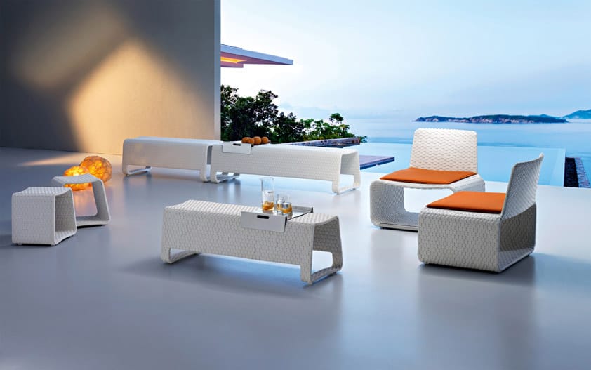 Алюминиевый садовый пуф Roberti Hamptons ARCH-00127153 - Вид №1