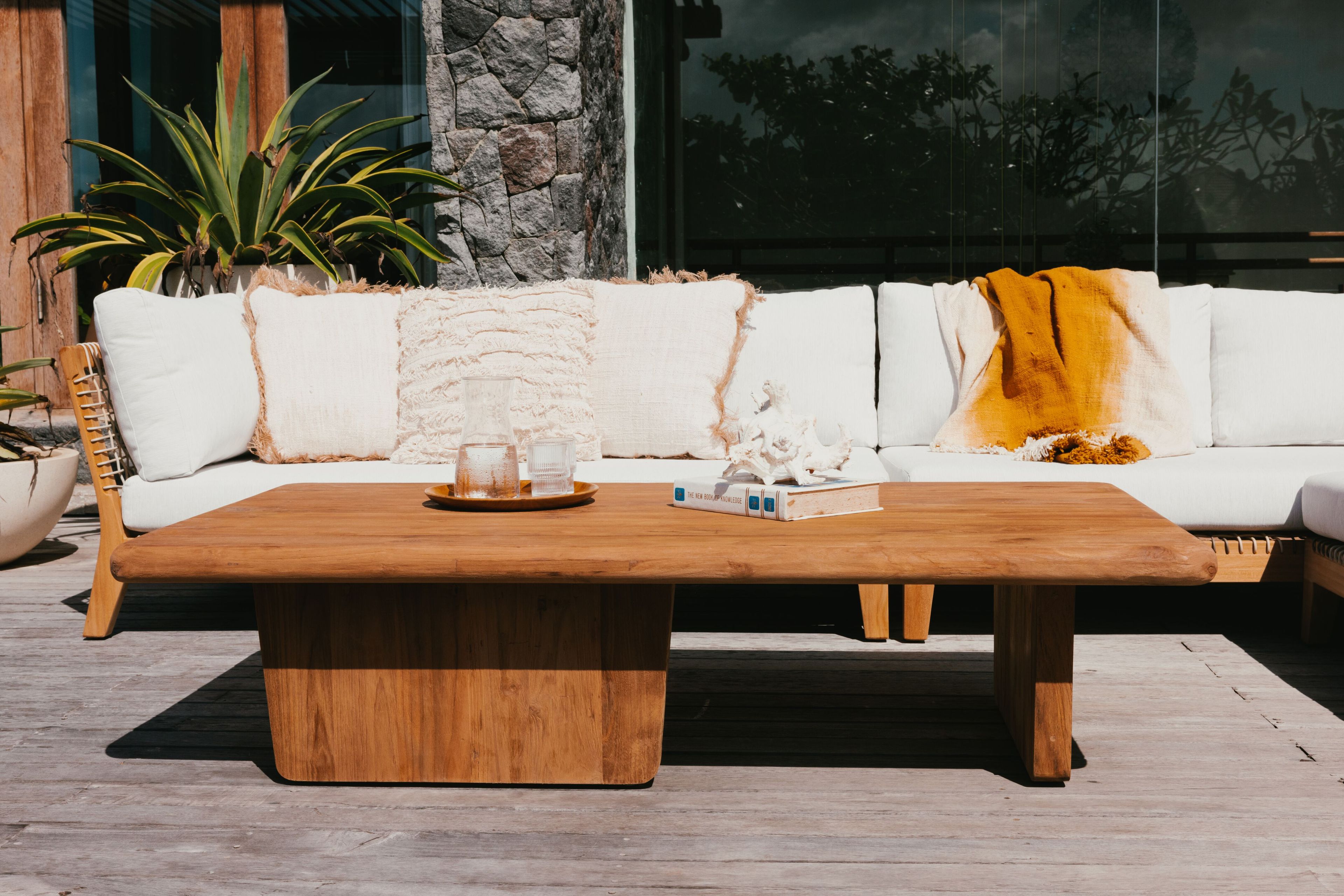 Прямоугольный садовый стол из тикового дерева cbdesign 70 ARCH-00140838 - Вид №2