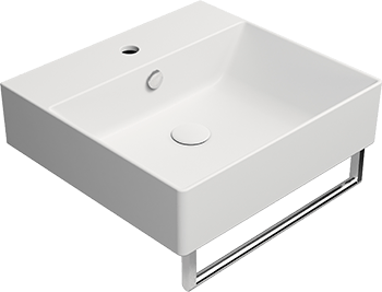 9430109 Подвесная раковина настенная овальная GSI ceramica  белая  - Вид №1