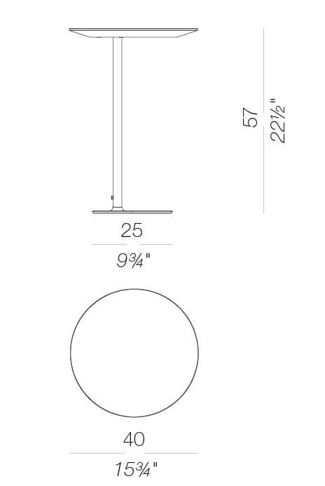 Круглый журнальный столик Lapalma LYT ARCH-00065927 - Вид №5