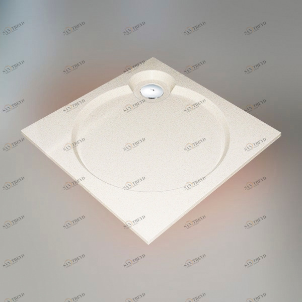 Душевой поддон 90X90X2 СМ Q-БЕЖЕВЫЙ GUTEWETTER Shower trays 90X90X2СМQБЕЖЕВЫЙ