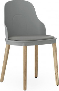 304084 Обивка кресла Ultra Leather, Grey / Oak Normann Copenhagen Allez