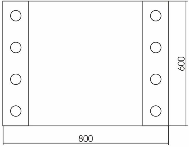 780601 Зеркало Style 800*600 с сенсорным выключателем Grossman - Вид №1