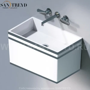 L111.467P Подвесная раковина настенная овальная A. e T. Italia TOWER белая