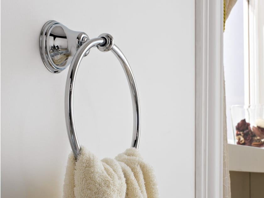 Держатель для полотенец с металлическим кольцом Rubinetterie Treemme 8200 ARCH-00150170