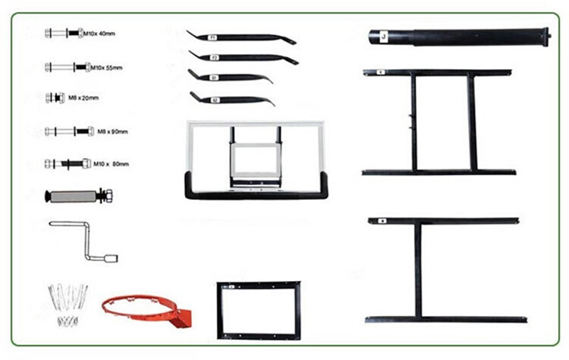 Баскетбольный щит 54" board54p DFC sun-id-2067840 - Вид №3