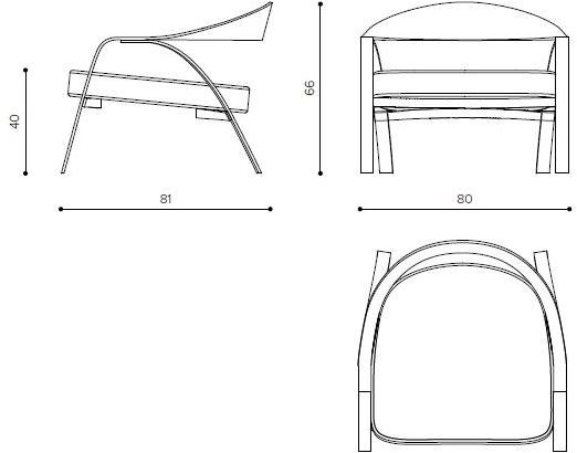 True Design Кресло с подлокотниками Grillo sun-id-1435664 - Вид №15