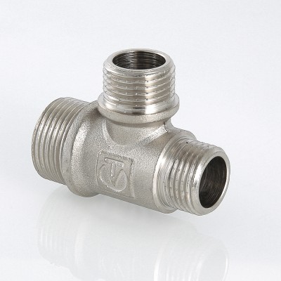 VTr.131.RN.050405 Фитинг резьбовой – тройник переходной c наружной резьбой Valtec 3/4" х 1/2" х 3/4"  - Вид №1