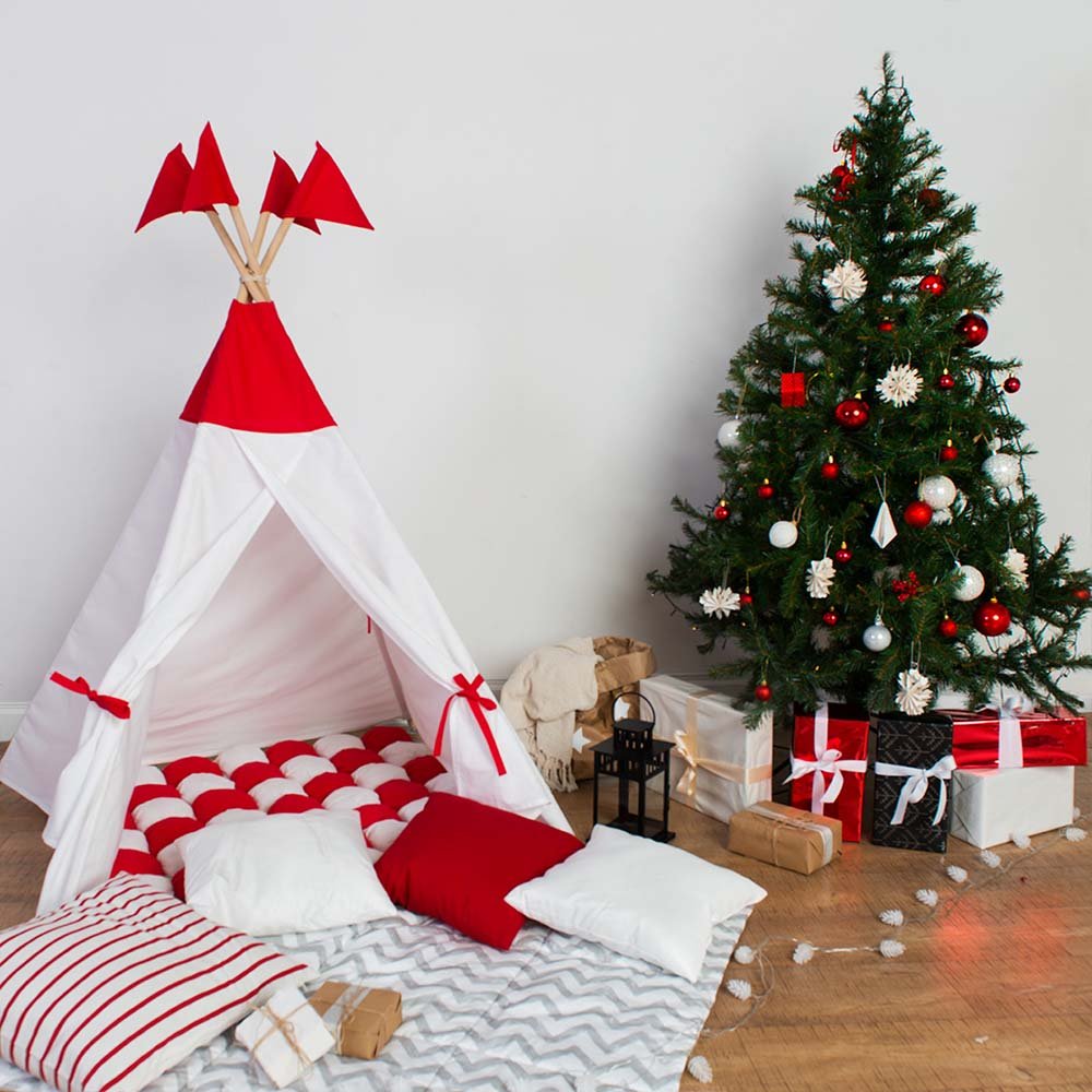 Коврик бомбон игровой Simple Red VAMVIGVAM SIMPLE RED 281583 Белый;красный Santreyd  - Вид №3