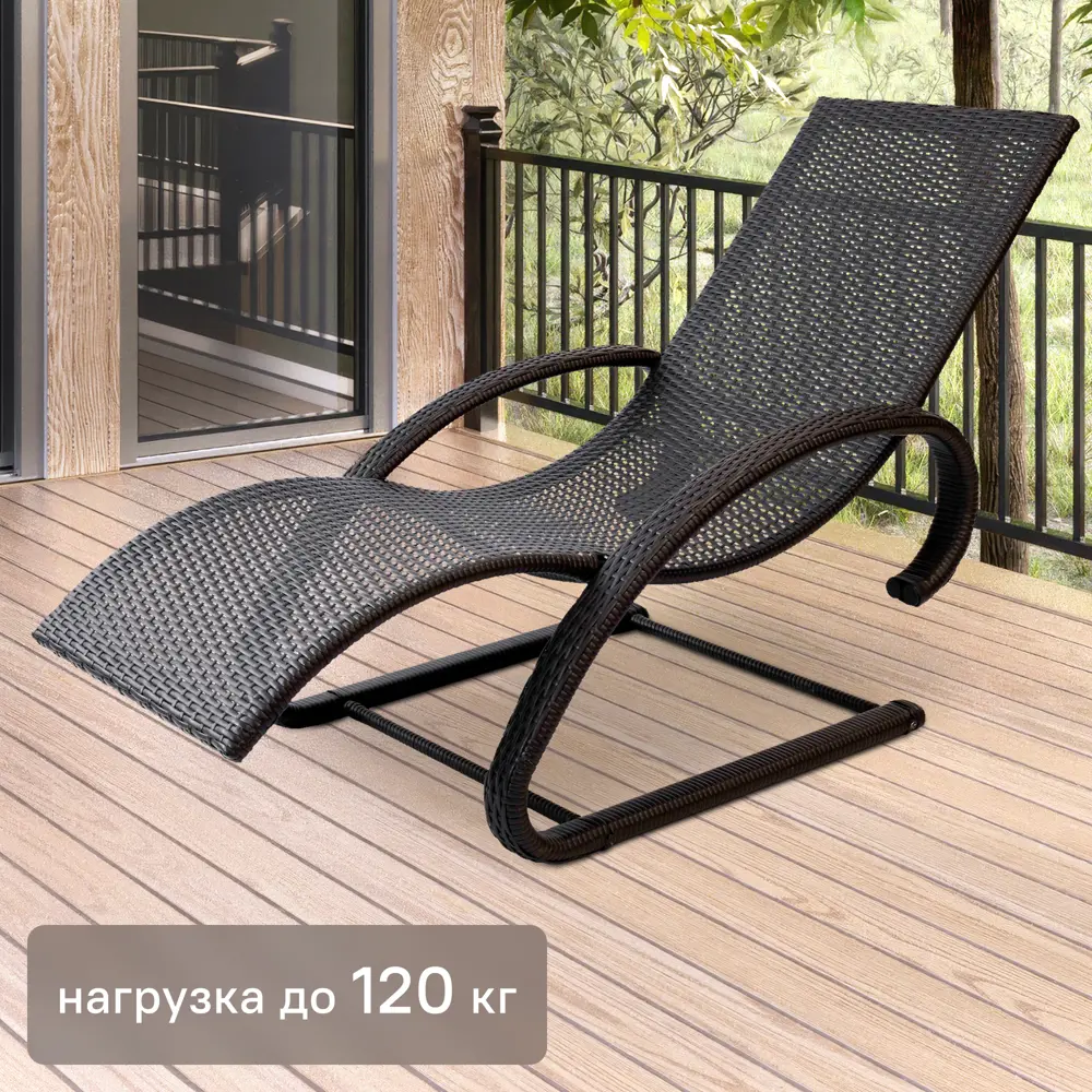 GREENGARD Шезлонг-качалка «Ницца» для релаксации в саду 82487517