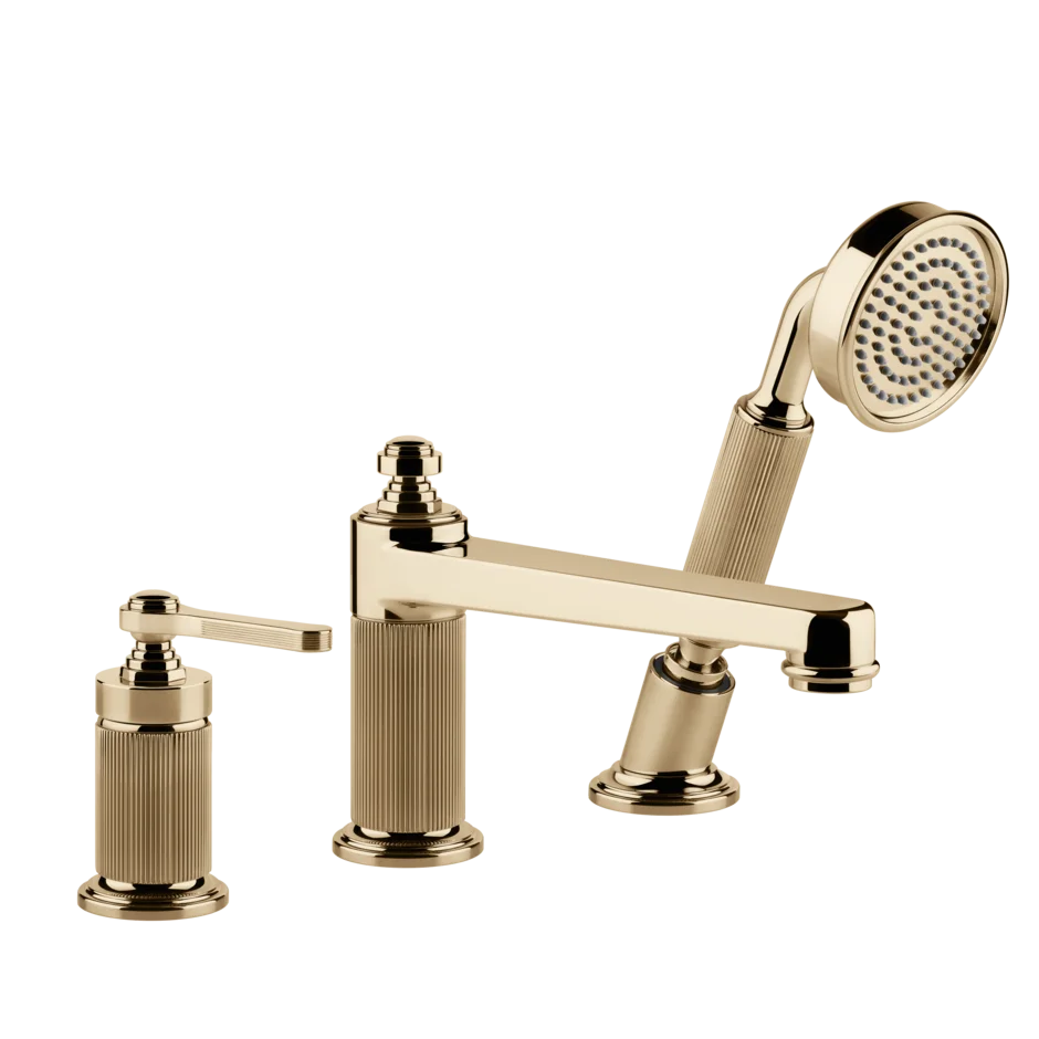 Смеситель для ванны 65037 735 Gessi Venti20 ТЕПЛАЯ БРОНЗА PVD 65037735