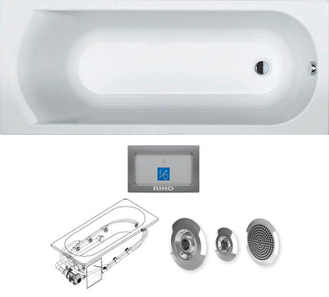 BB6200500000000_top1 Ванна Riho Miami Santreyd - Вид №2