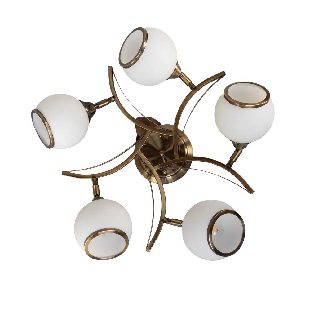 Люстра "Восход" 5хЕ27х60 Вт цвет бронза КЛЮЧНИК STLM-2169177 - Вид №1