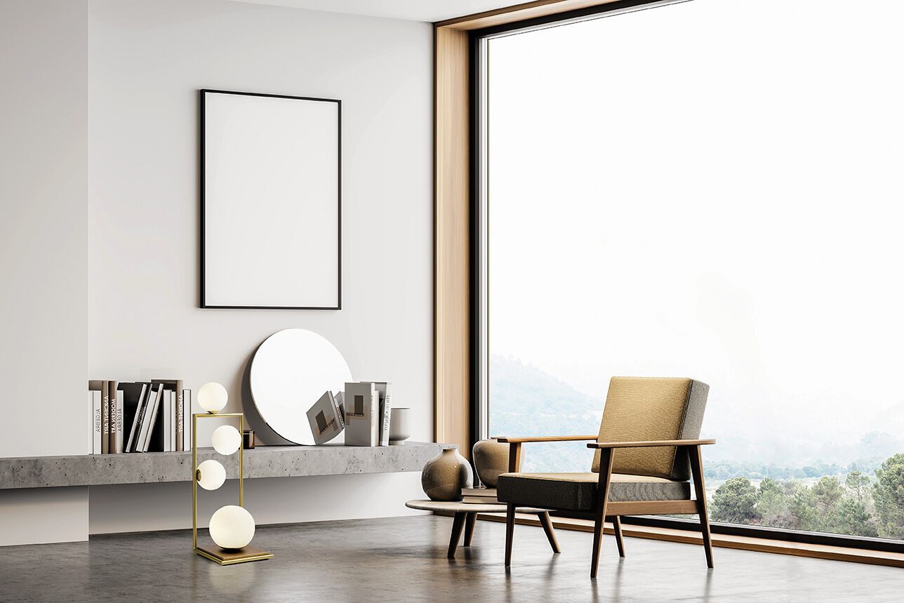 Светодиодная настольная лампа из стали и стекла с диммером Miloox Buble ARCH-00101992 - Вид №2