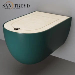 THV00143 Подвесной унитаз настенный Зеленый ArtCeram TheOne Италия