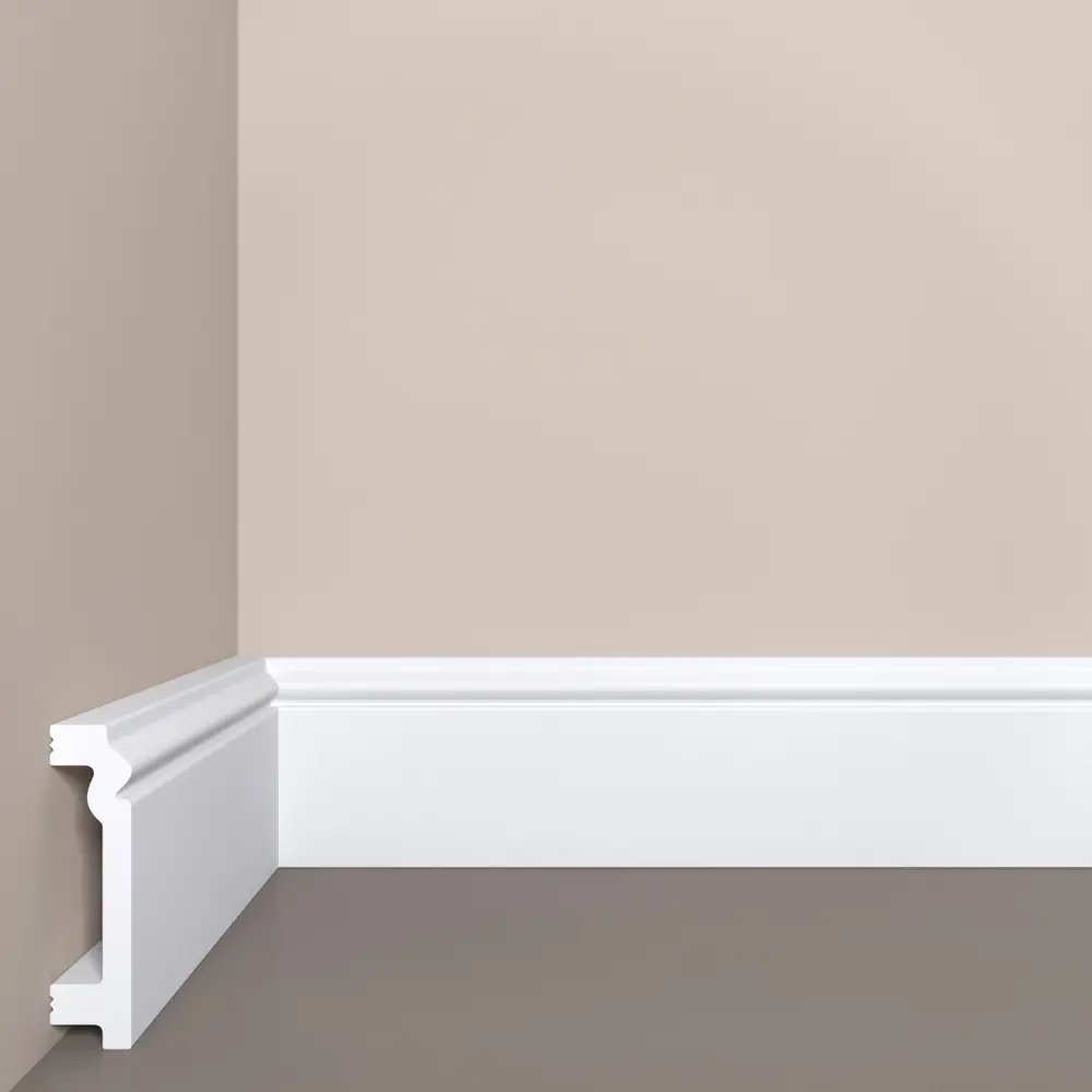 90761324 Плинтус Bello Deco 80x2000x20мм 1шт белый STLM-0372115
