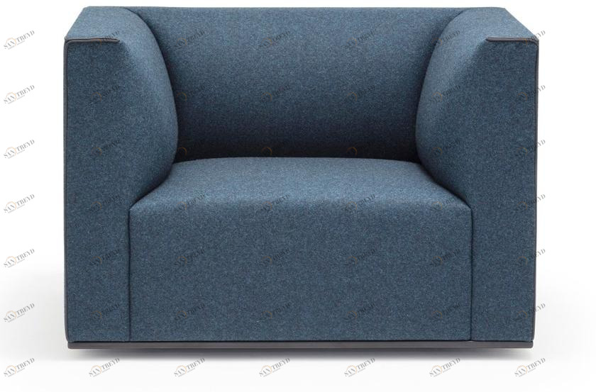 Andreu World Кресло из ткани с подлокотниками Grand raglan Bu2114