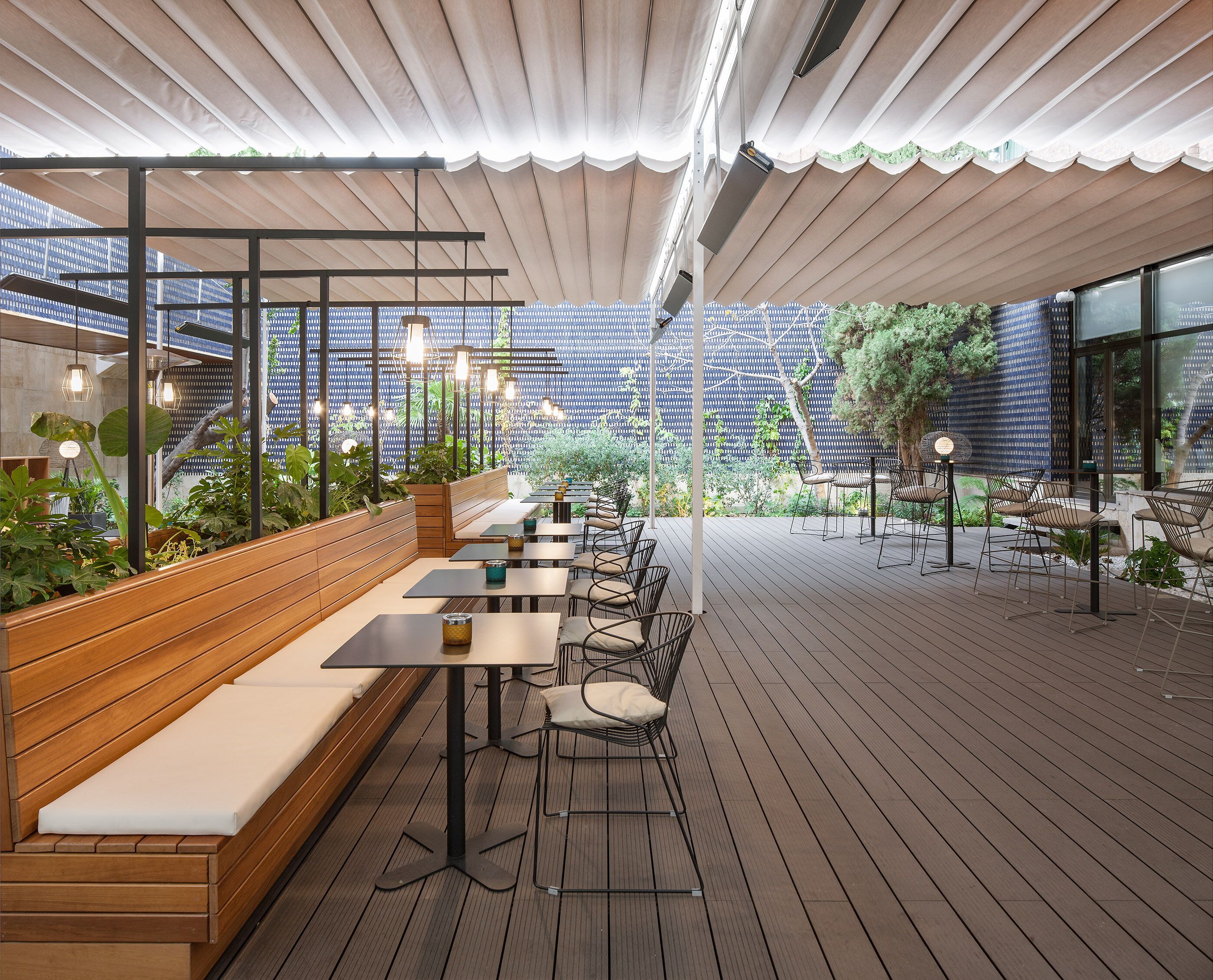 Квадратный садовый стол из оцинкованной стали iSimar Антиб ARCH-00106266 - Вид №3