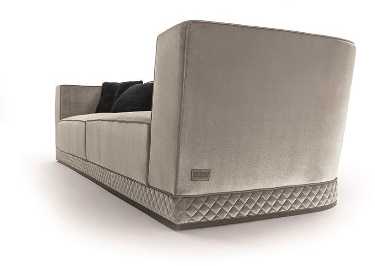 Longhi 3-х местный тканевый диван Loveluxe 2016 – vanity collection W 587 - Вид №1