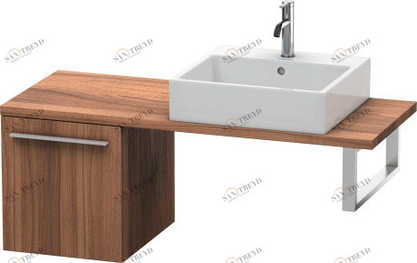 XL542107979 Шкафчик для компактной консоли X-Large #XL5421 400 x 478 мм Орех натуральный, декор Duravit