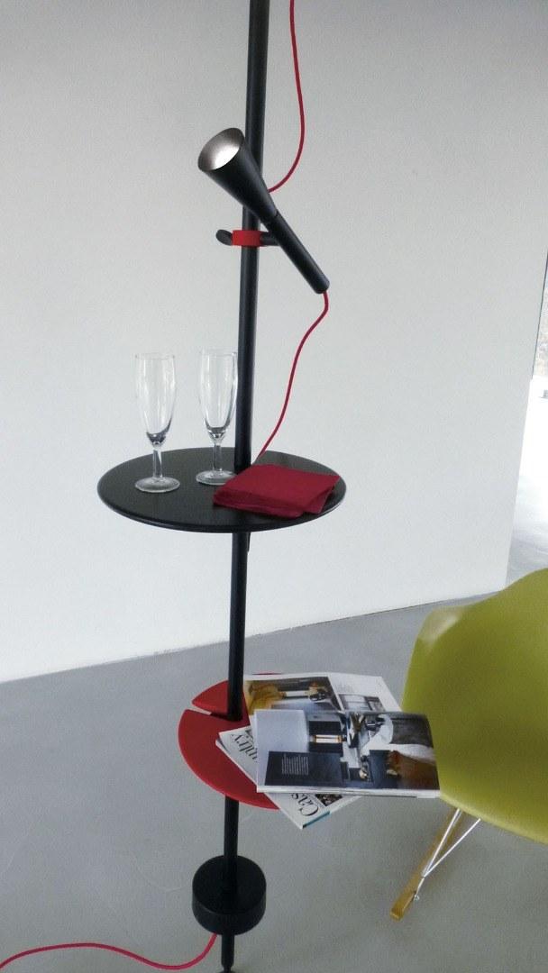 Martinelli Luce Лампа протянута между потолком и полом с регулируемым светом Colibrì 2292/ne Colibri - Вид №5