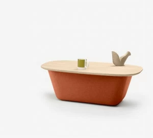 ALKI Дубовый журнальный столик с журнальной стойкой Lasai