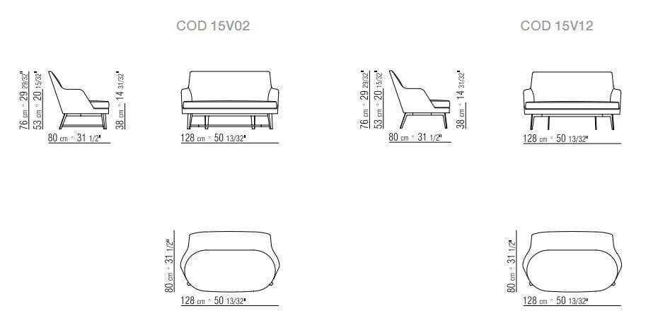 Кожаный диван Flexform оболочка ARCH-00069151 - Вид №2
