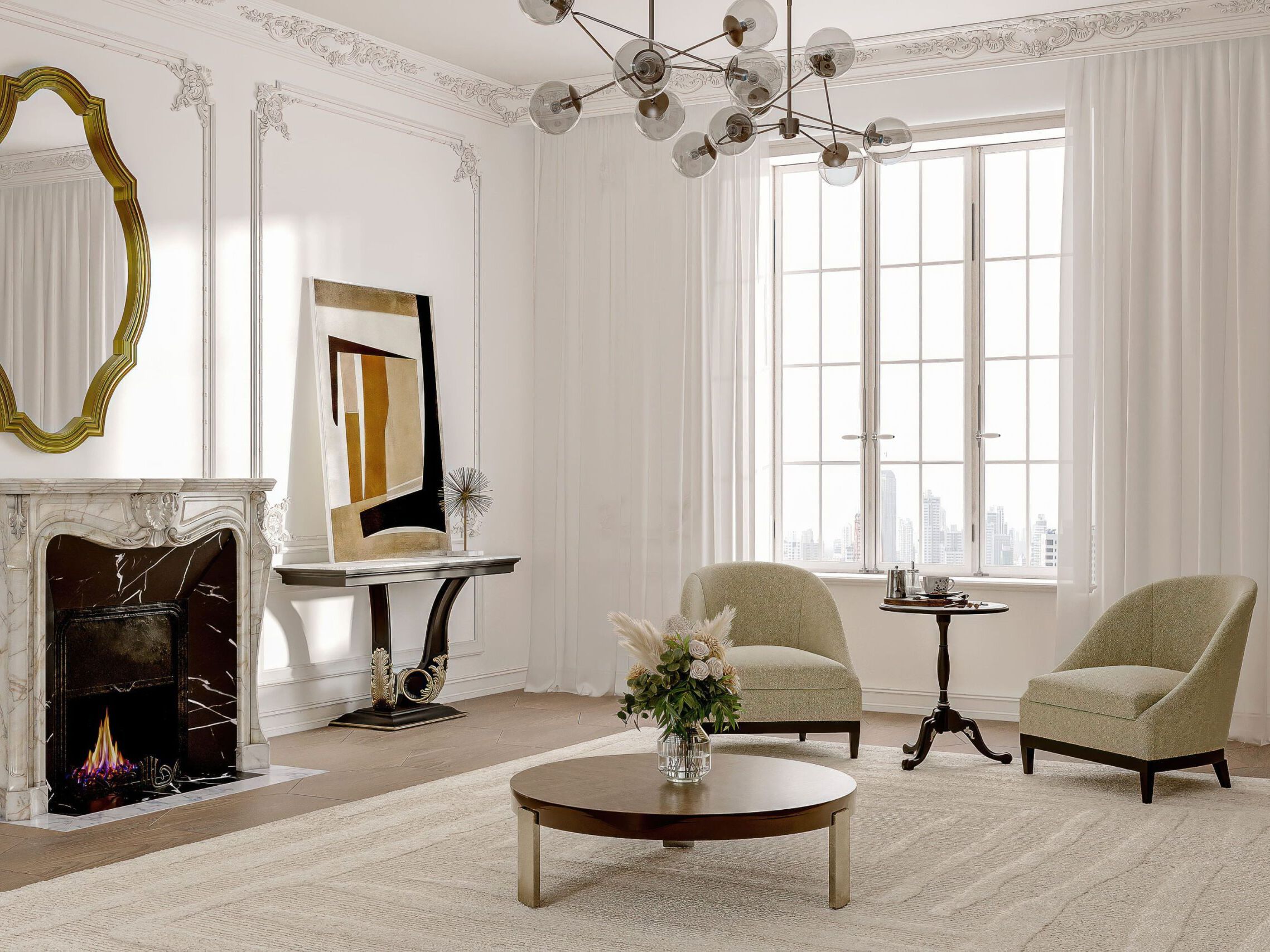 Прямоугольная консоль из каррарского мрамора GUERRA VANNI Studio Privè ARCH-00067476 - Вид №2