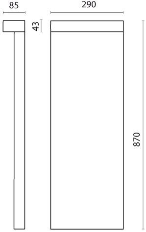 SIMES Светодиодный столб Look sun-id-1490374 - Вид №17