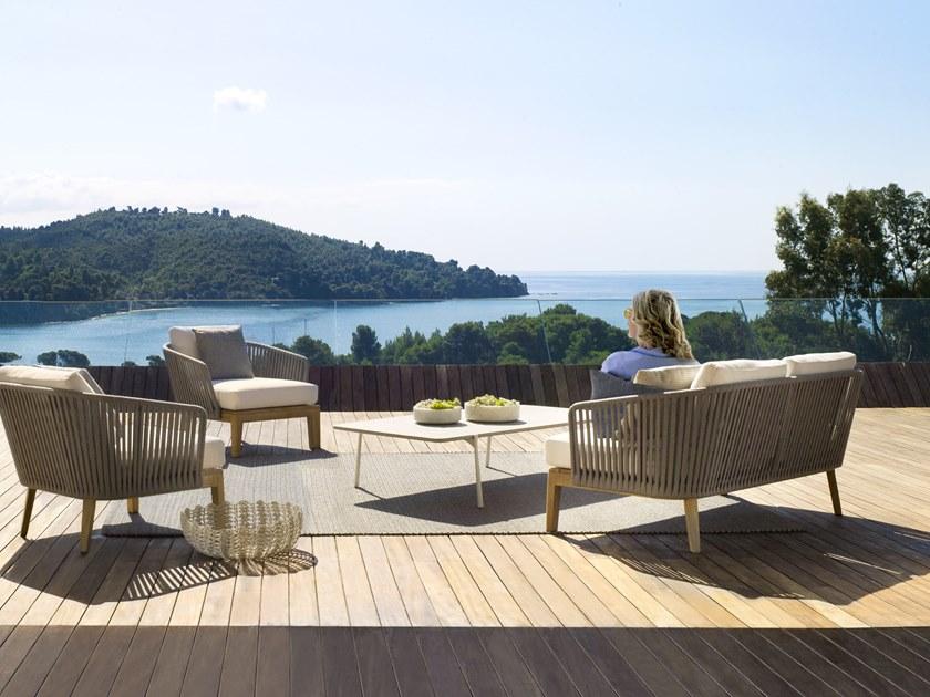 TRIBÙ 2-местный садовый диван с тканевой обивкой Mood 06208 - Вид №4