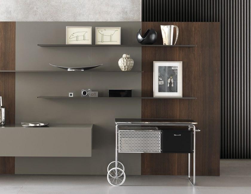 MisuraEmme Барный шкаф из стали и дерева на колесиках Atelier sun-id-1374342 - Вид №9