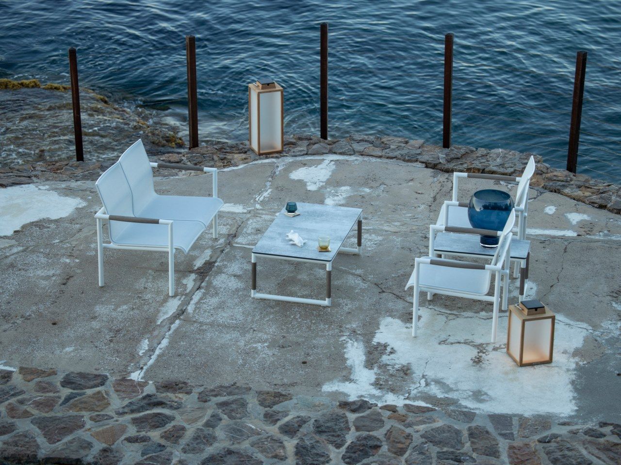 Алюминиевый прямоугольный журнальный столик Les Jardins® Bastingage ARCH-00072715 - Вид №3