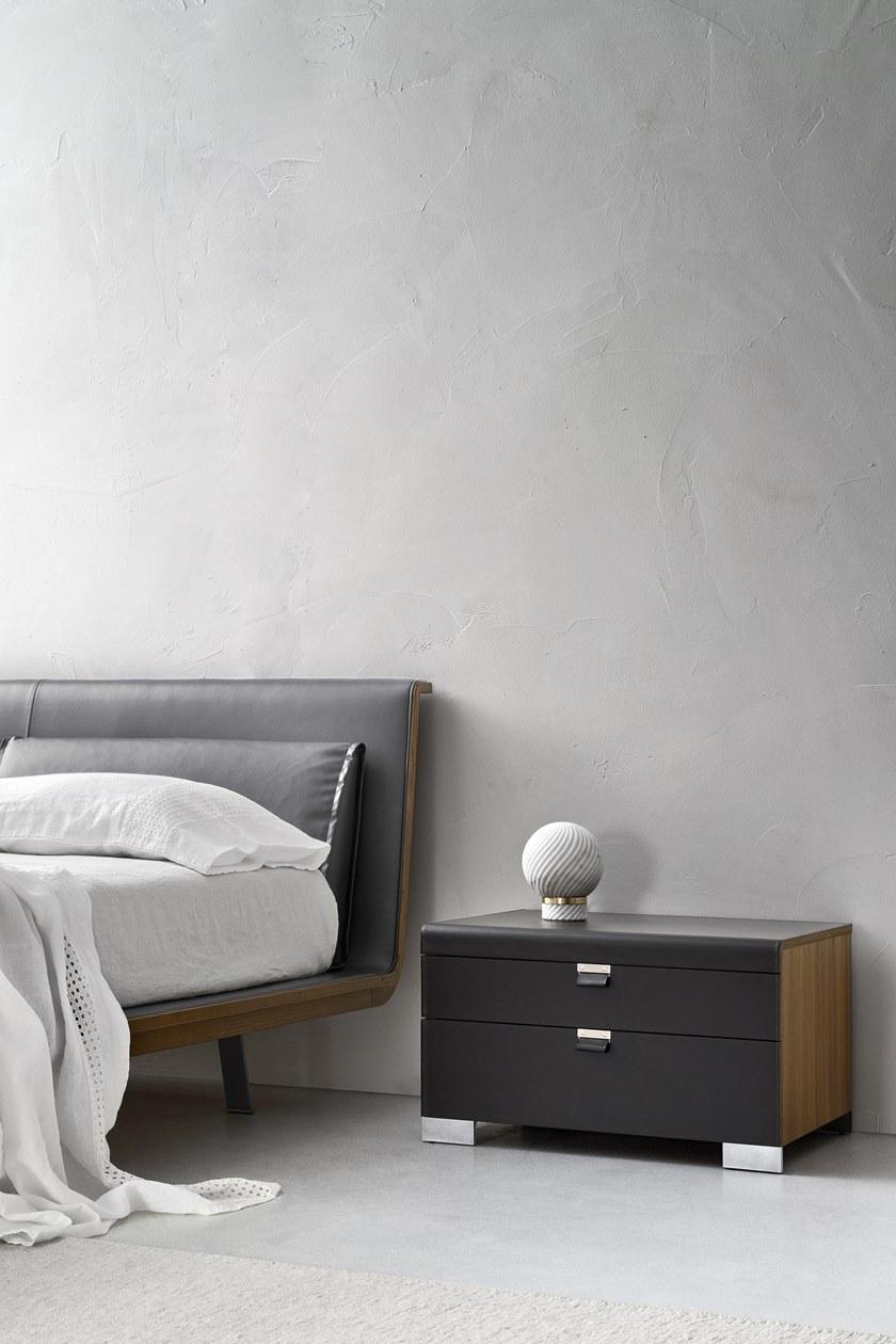 ZANETTE Кровать из орехового дерева с мягким изголовьем Aragona sun-id-1481783 - Вид №4