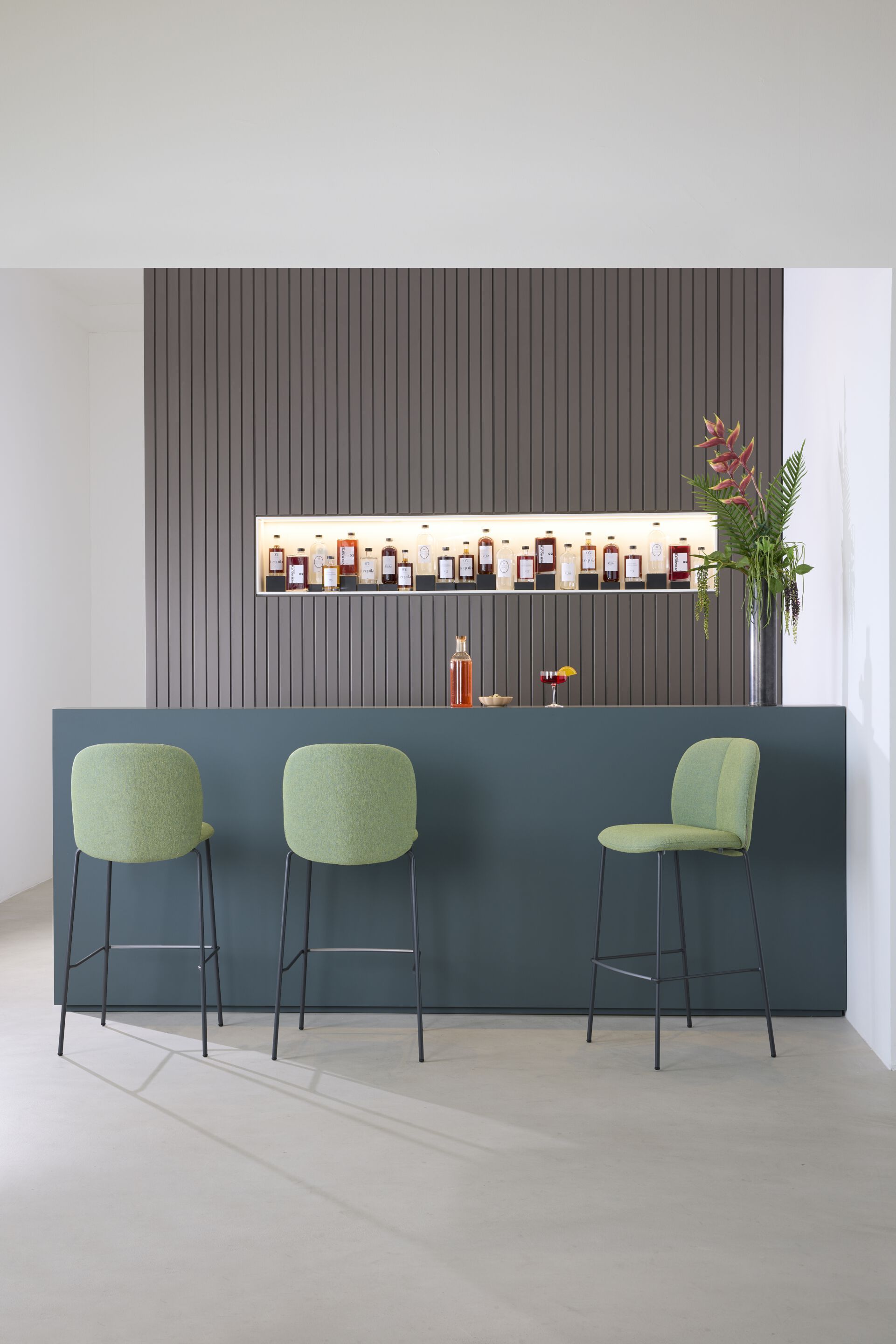 Высокий тканевый мягкий стул S-CAB Mentha ARCH-00150355 - Вид №2