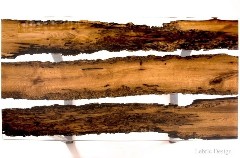 ANTICO TRENTINO Прямоугольный обеденный стол Lebrìc design - legno e resina sun-id-1416809 - Вид №9