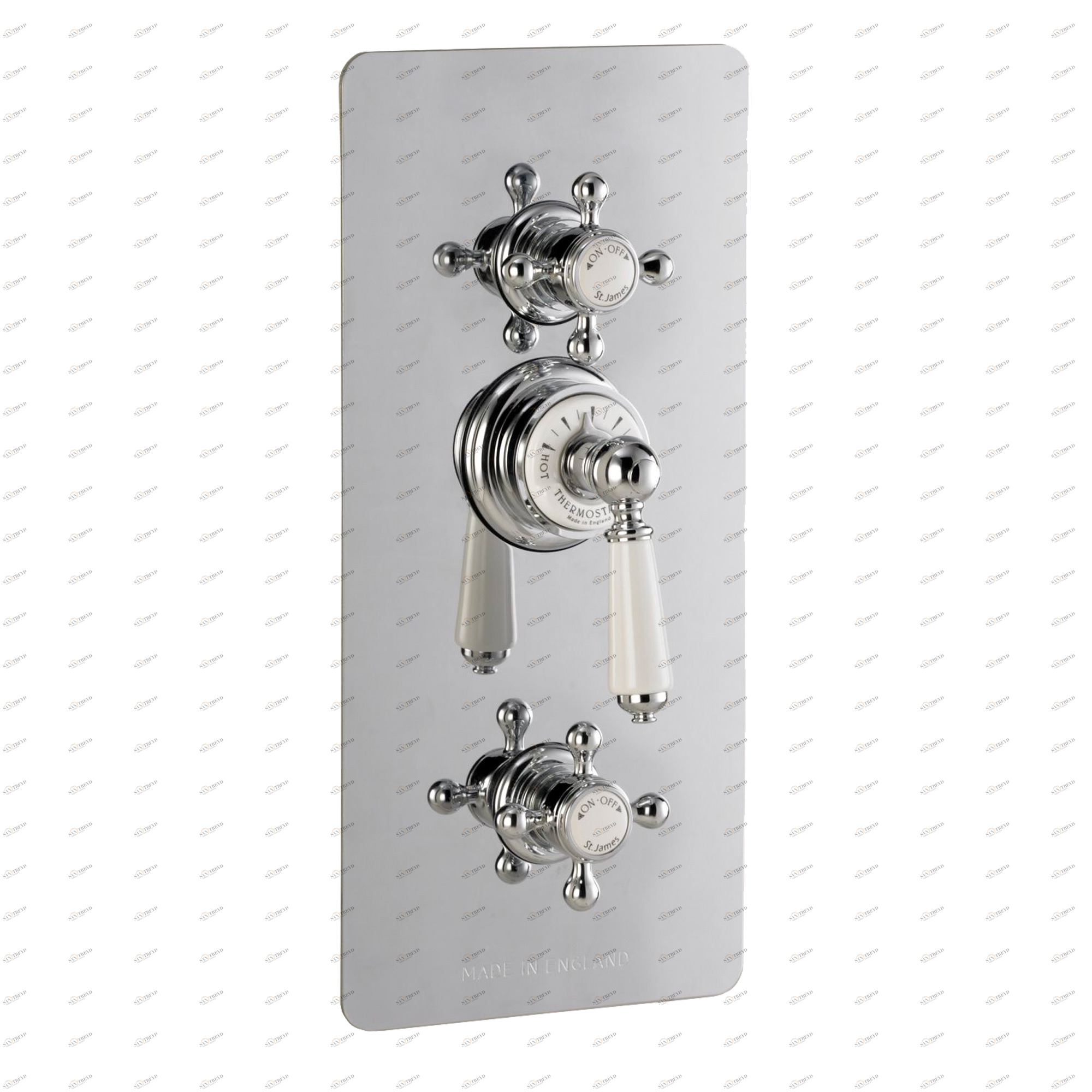 Traditional bathrooms Термостатический смеситель для душа с накладкой Tb772.614.bn 