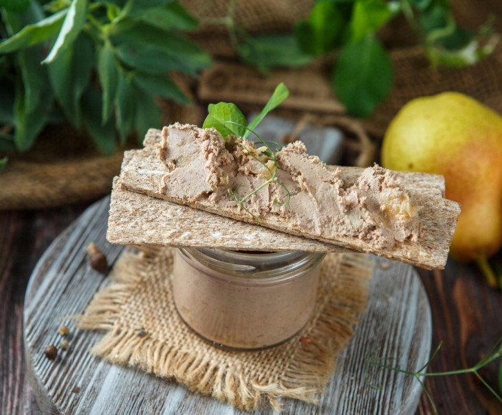5326 Паштет мясной с печенью индейки и грушей Вкусляндия  - Вид №3